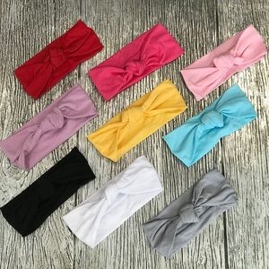 9 Cotton Twist Turban Headband Set